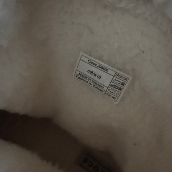 White Crocs Winter Boots - Picture 3 of 5